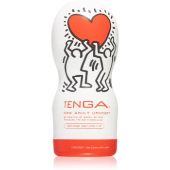 Tenga Keith Haring Original Vacuum Cup masturbator de unică folosință - imagine 2